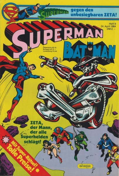 Superman 1984/ 9 (Z1, Sm), Ehapa