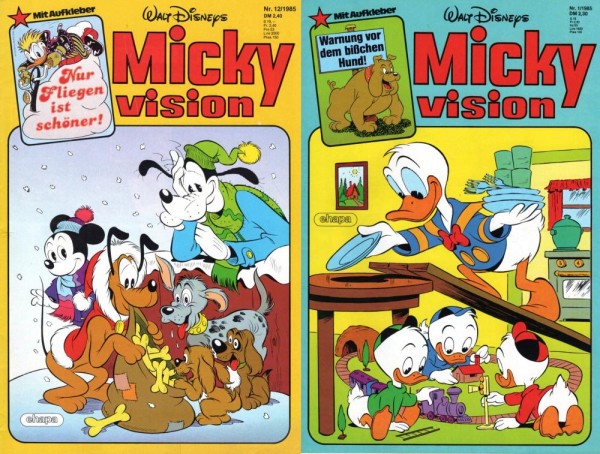 Mickyvision 2. Serie 1985 / 1-12 (Z1), Ehapa