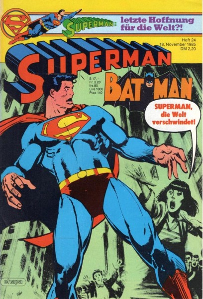 Superman 1985/ 24 (Z0), Ehapa