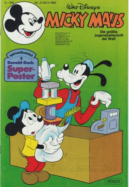 Micky Maus 1982/ 21 (Z0-1/1), Ehapa