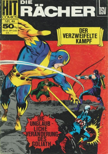 Hit Comics 46 - Die Rächer (Z2), bsv