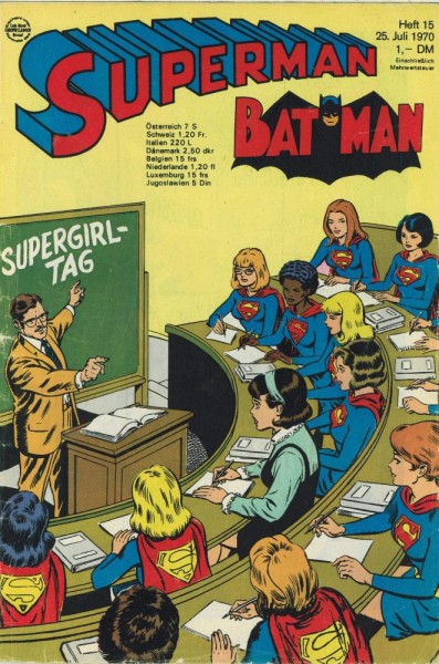 Superman 1970/ 15 (Z3, Sm), Ehapa