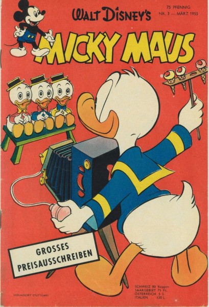 Micky Maus 1955/ 3 (Z2), Ehapa