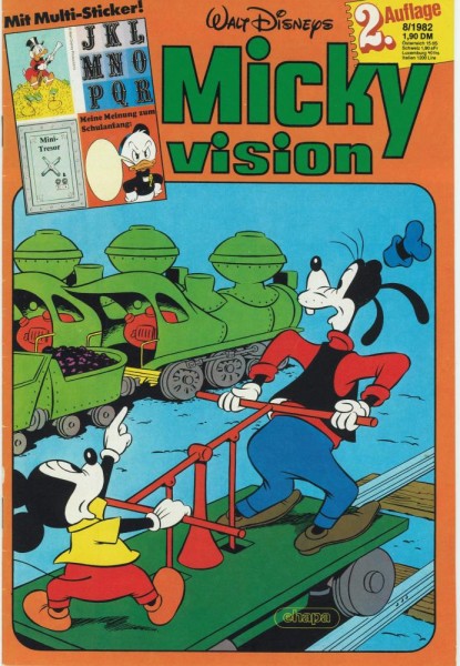Mickyvision 2. Serie 1982 / 8 (Z1, 2.Aufl.), Ehapa