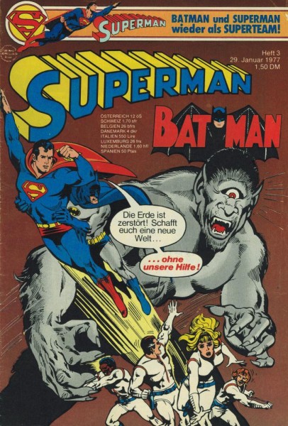 Superman 1977/ 3 (Z1-, Sm), Ehapa