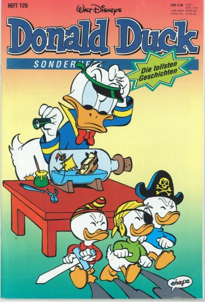 Die tollsten Geschichten von Donald Duck Sonderheft 126 (Z1), Ehapa