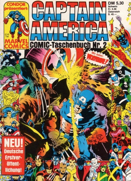 Captain America Taschenbuch 2 (Z1), Condor