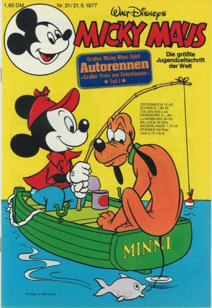 Micky Maus 1977 21 (Z0-1), Ehapa