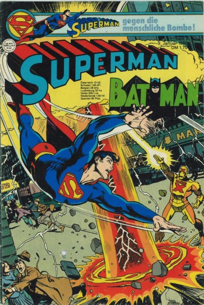 Superman 1980/ 1 (Z2, Sm), Ehapa