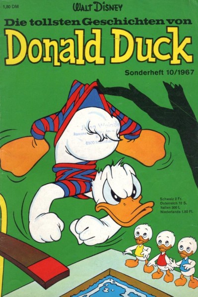 Die tollsten Geschichten von Donald Duck Sonderheft 10 (Z1-, St), Ehapa