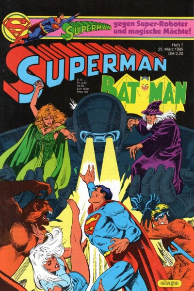 Superman 1985/ 7 (Z0), Ehapa