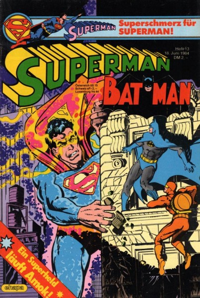 Superman 1984/ 13 (Z1), Ehapa