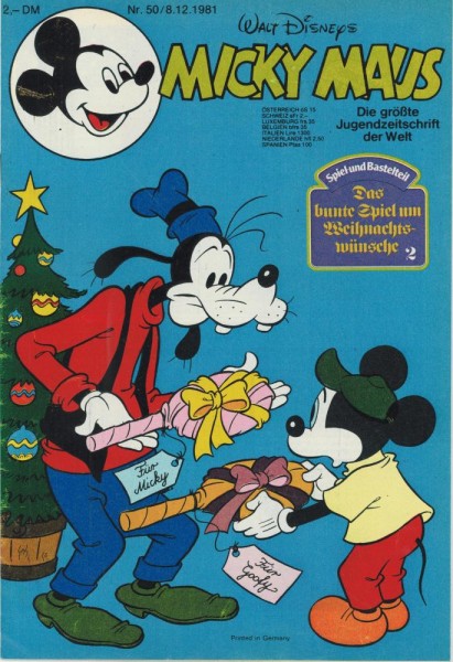Micky Maus 1981/ 50 (Z0-1), Ehapa