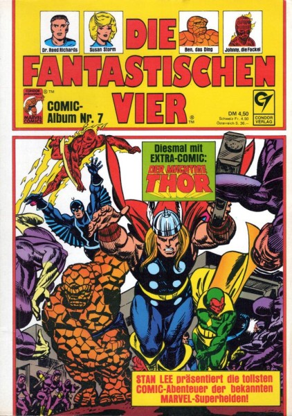 Die fantastischen Vier - Comic-Album 7 (Z1-), Condor