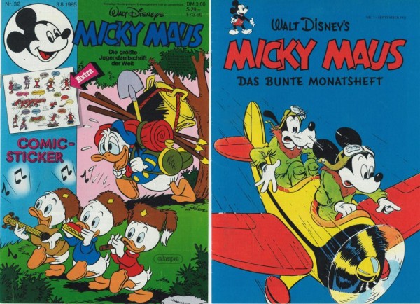 Micky Maus 1985/ 32 (Z0-1/1), Ehapa