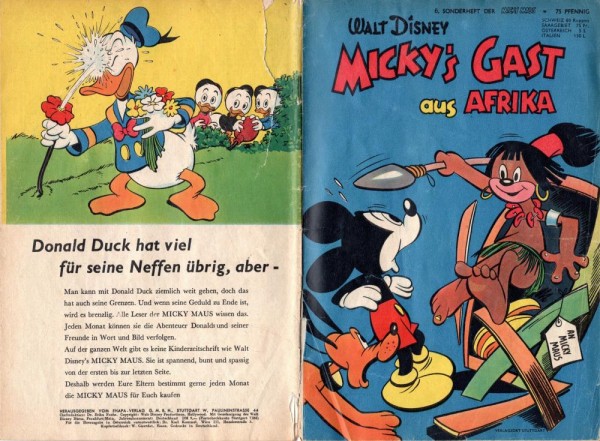 Micky Maus Sonderheft 6 (Z2-3), Ehapa