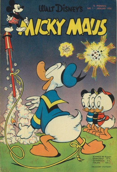 Micky Maus 1954/ 1 (Z1-), Ehapa