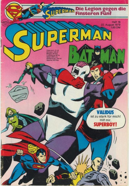 Superman 1979/ 18 (Z1-2), Ehapa