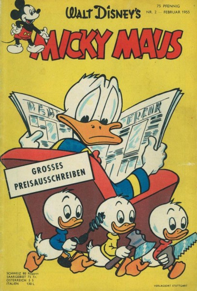 Micky Maus 1955/ 2 (Z1-2), Ehapa