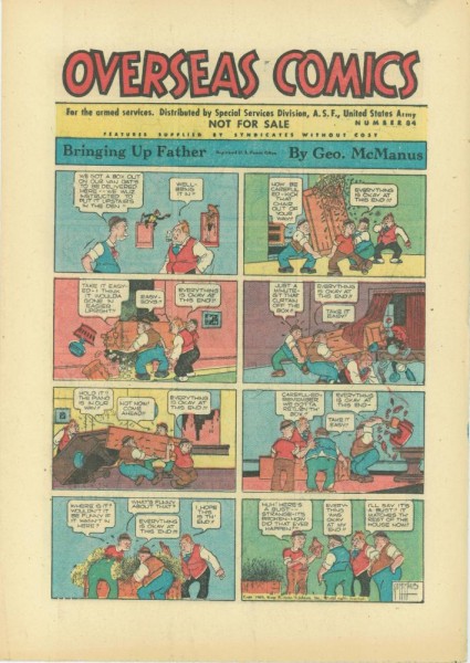 Overseas Comics 84 (Z1), A.S.F. United States Army