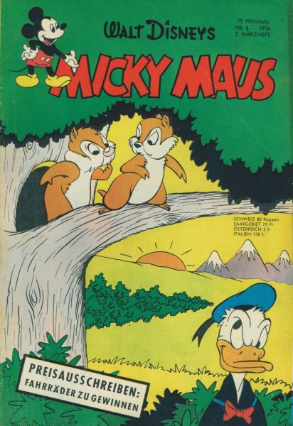 Micky Maus 1956/ 6 (Z1-), Ehapa