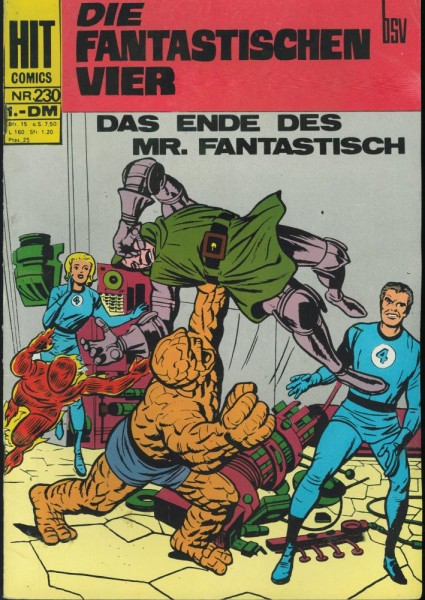 Hit Comics 230 - Die Fantastischen Vier (Z1-2), bsv