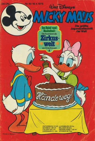 Micky Maus 1978/ 16 (Z2), Ehapa