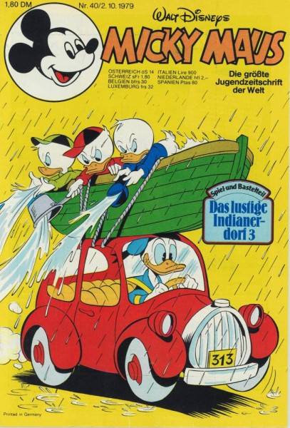 Micky Maus 1979/ 40 (Z0-1/1), Ehapa