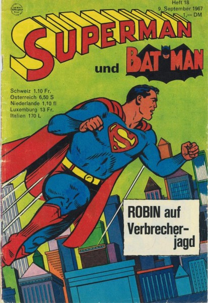 Superman 1967/ 18 (Z2-), Ehapa