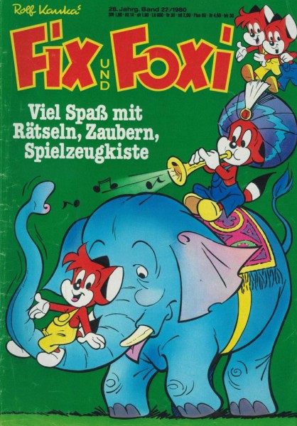 Fix und Foxi 28. Jg. 22 (Z2-), Pabel