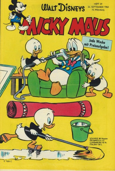Micky Maus 1960/ 39 (Z1-2), Ehapa