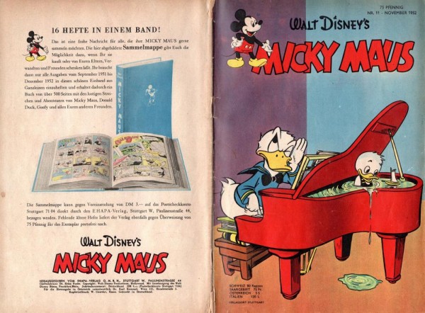 Micky Maus 1952/ 11 (Z2), Ehapa