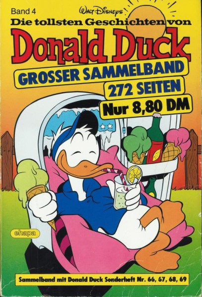 Die tollsten Geschichten von Donald Duck Sammelband 4 (Z1-2), Ehapa
