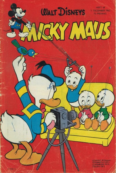 Micky Maus 1962/ 48 (Z2-3, Sm, Sz), Ehapa