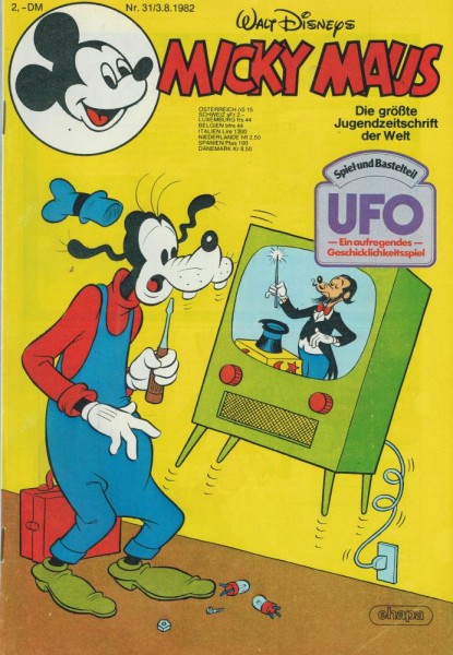 Micky Maus 1982/ 31 (Z1-2), Ehapa