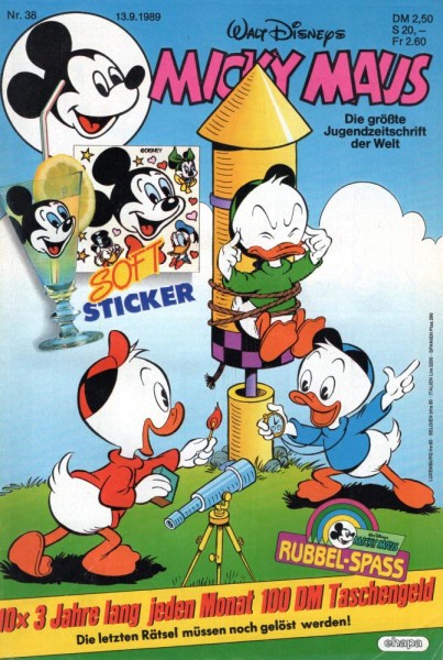 Micky Maus 1989/ 38 (Z0-1), Ehapa