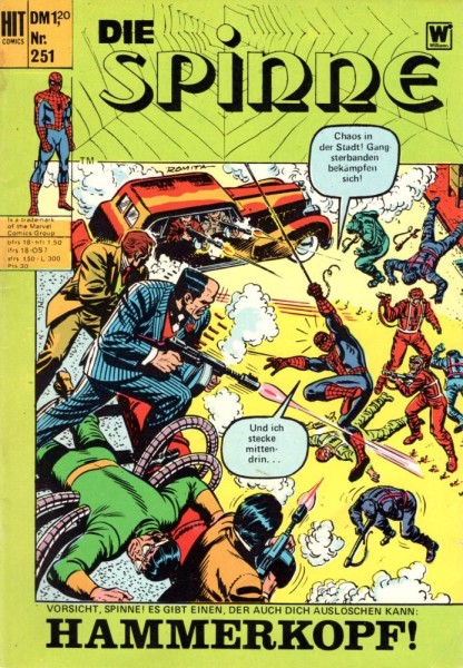 Hit Comics 251 - Die Spinne (Z1), bsv