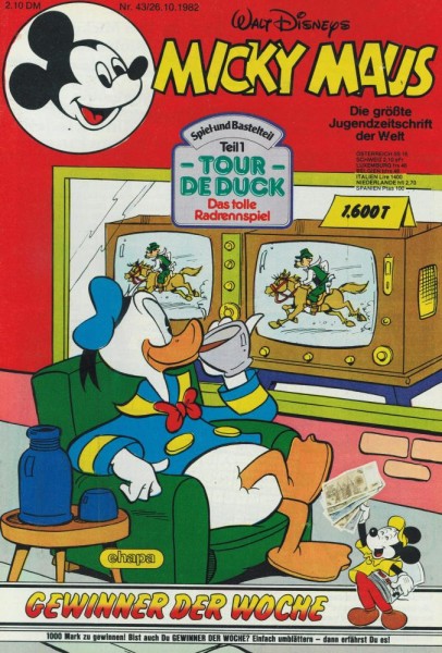 Micky Maus 1982/ 43 (Z0-1/1), Ehapa