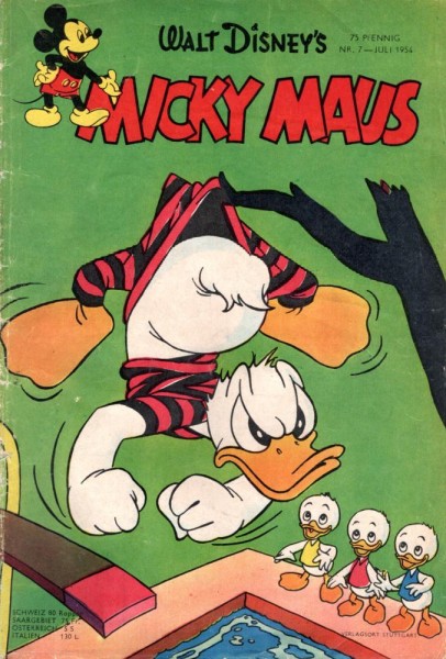 Micky Maus 1954/ 7 (Z1-2/2), Ehapa