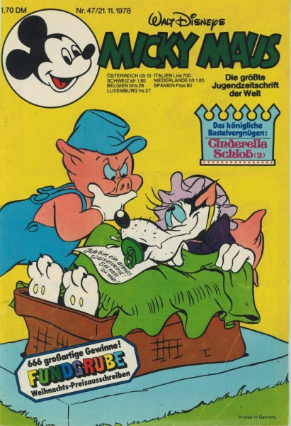 Micky Maus 1978/ 47 (Z1-2), Ehapa