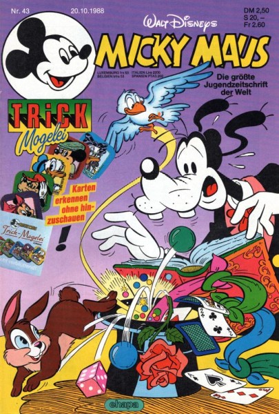 Micky Maus 1988/ 43 (Z0-1), Ehapa