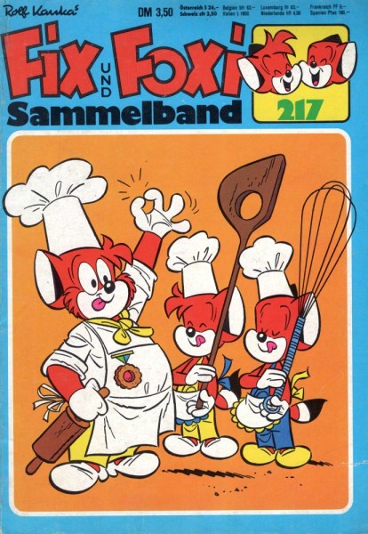 Fix und Foxi Sammelband 217 (Z1-), Gevacur