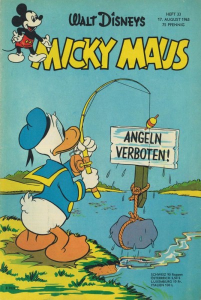 Micky Maus 1963/ 33 (Z2, SM), Ehapa