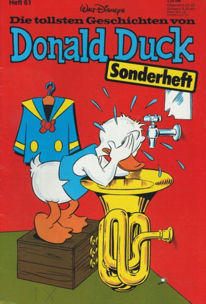 Die tollsten Geschichten von Donald Duck Sonderheft 61 (Z1), Ehapa