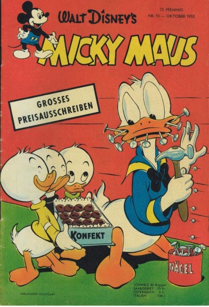 Micky Maus 1955/ 10 (Z1-), Ehapa