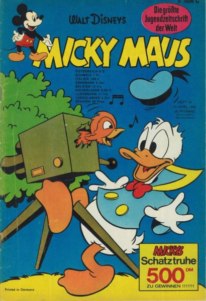 Micky Maus 1969/ 16 (Z1-2), Ehapa