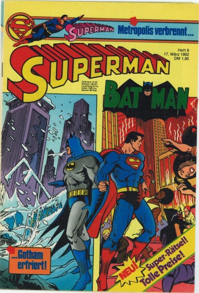 Superman 1982/ 6 (Z1-), Ehapa
