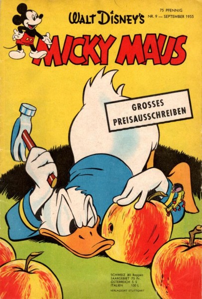 Micky Maus 1955/ 9 (Z1-2/2), Ehapa