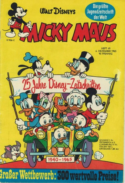 Micky Maus 1965/ 49 (Z1-2), Ehapa