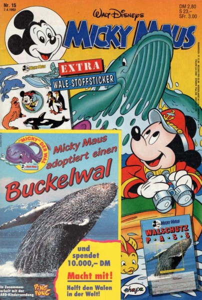 Micky Maus 1993/ 15 (Z0-1), Ehapa